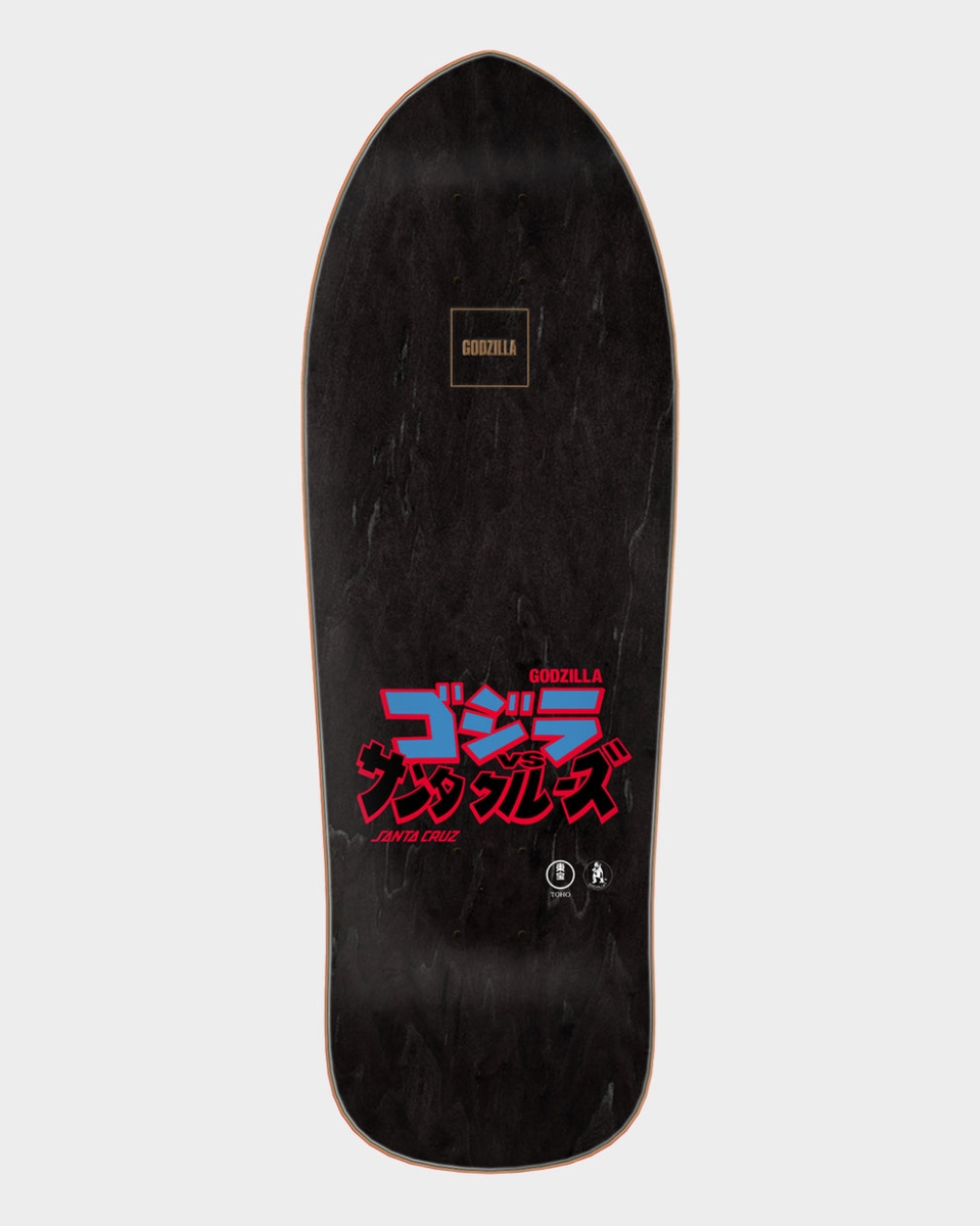 Santa Cruz X Godzilla Jr. Natas Skateboard Deck 9.89" x 29.82"