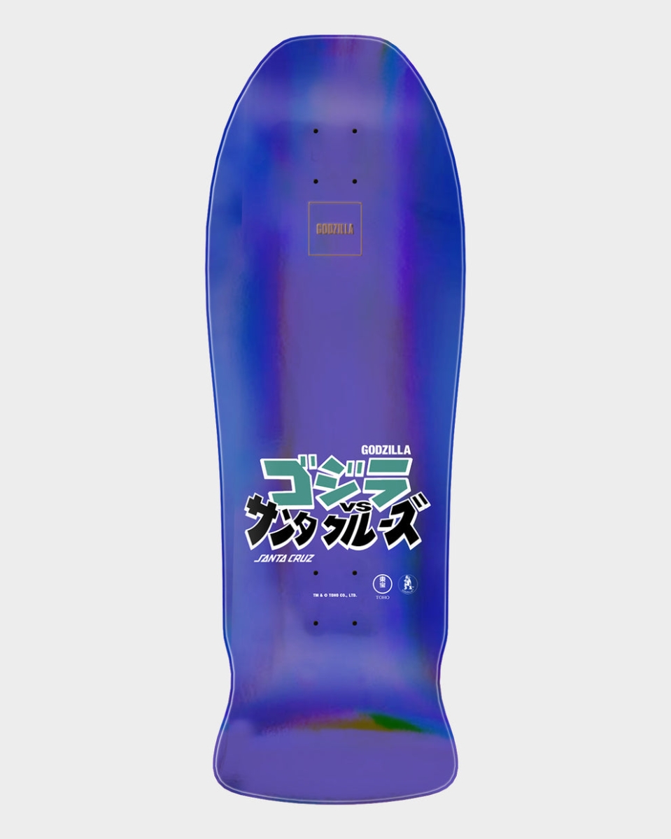 Santa Cruz x Godzilla Kaiju Roskopp Skateboard Deck 10.125" x 30.2"