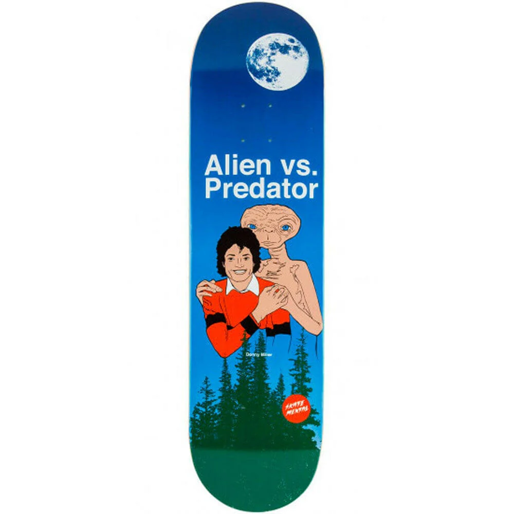 SKATE MENTAL Alien Vs Predator Foil Deck - 8.25