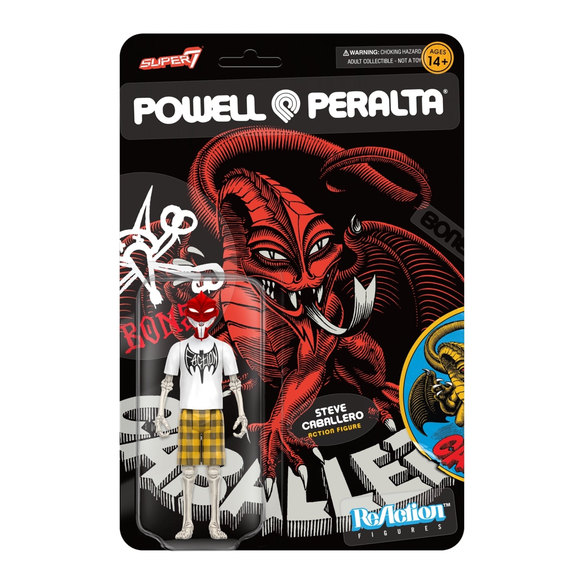 super 7 - Powell Peralta ReAction Wave 2 Steve Caballero Dragon