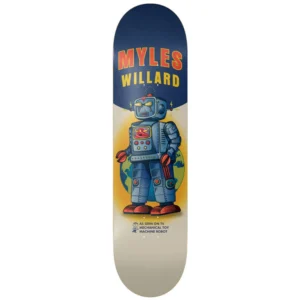 TOY MACHINE MYLES WILLARD ROBOT skateboard deck 8.13