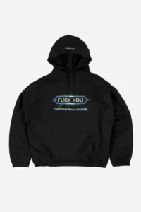 WASTED PARIS BOXY ANSWER HOODIE (BLACK)